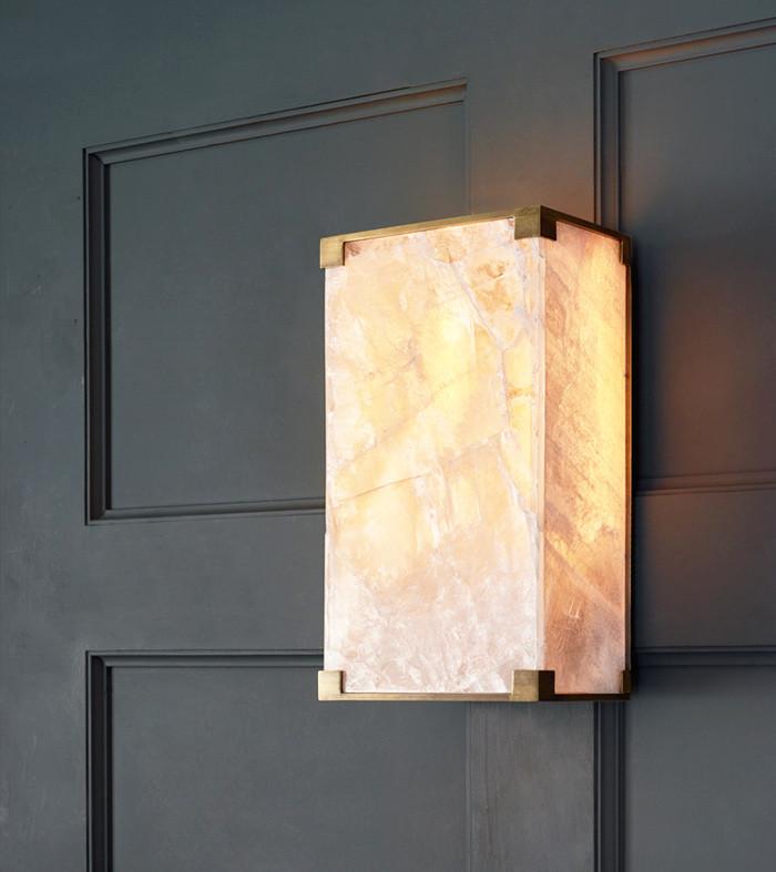 Sugar Cube Double Sconce